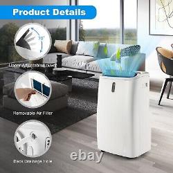Costway 12000 BTU 4-in-1 Air Conditioner + Smart APP Control and Heat Function
