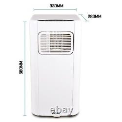 Daewoo 9000 BTU Portable 3-in-1 LED Display Air Conditioning Unit With Remote