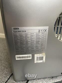 DeLonghi Portable Air Conditioner PAC C110 11000 BTU AC Fan Dehumidifier