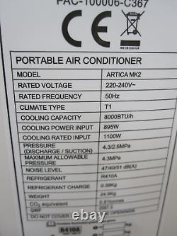 EcoAir Artica MK2 8000 BTU Portable Air Conditioning WiFi For Parts