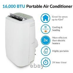 ElectriQ 16000 BTU 4.6 Kw Portable Air Conditioner with Heat Pump up to 42 sqm
