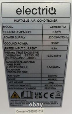 ElectriQ compact-v2 9000 BTU Portable Air Conditioner