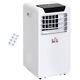 Homcom 10000 Btu Mobile Portable Air Conditioner Room Ac Unit With Rc, White