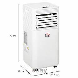 HOMCOM 10000 BTU Portable Air Conditioner 4 Modes LED Display Timer Home Office