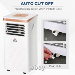 HOMCOM 10000 BTU Portable Air Conditioner 4 Modes LED Display Timer Home Office