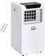 Homcom 10000 Btu Portable Air Conditioner Cooling Dehumidifying White