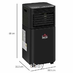 HOMCOM 5000 BTU Portable Air Conditioner 4 Modes LED Display Timer Home Office