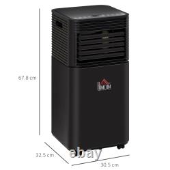 HOMCOM 7000BTU 4-In-1 Compact Portable Mobile Air Conditioner Unit Cooling Dehum