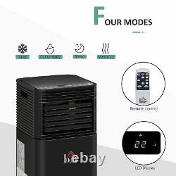 HOMCOM 7000BTU Portable Air Conditioner 4 Modes LED Display Timer Home Office