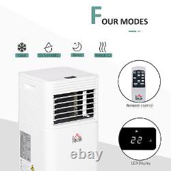 HOMCOM 7000BTU Portable Air Conditioner 4 Modes LED Display Timer Home Office