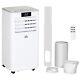 Homcom 7000 Btu Mobile Air Conditioner Indoor Portable Ac Unit With Rc, White