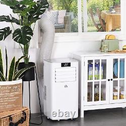 HOMCOM 8000 BTU 4 In 1 Portable Air Conditioner UNIT ONLY LED Display White