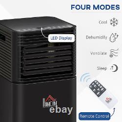 HOMCOM 8000 BTU Portable Air Conditioner 4 Modes LED Display Timer Home Office