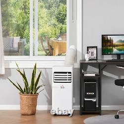 HOMCOM Mobile Air Conditioner White With Remote Control Cooling Ventilating 765W