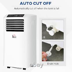 HOMCOM Mobile Air Conditioner White With Remote Control Cooling Ventilating 765W