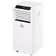 Homcom Mobile Air Conditioner With Rc Cooling Sleeping Mode Portable White 1003w
