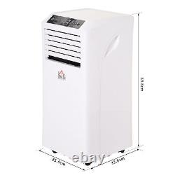 HOMCOM Mobile Air Conditioner With RC Cooling Sleeping Mode Portable White 1003W