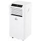 Homcom Mobile Air Conditioner With Rc Cooling Sleeping Mode Portable White 1080w