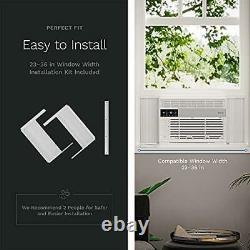 HOmelabs 8,000 BTU Window Air Conditioner Cool with Smart Control and Window Kit