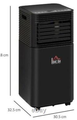 Homcom 5000 BTU Portable Mobile Air Conditioner Black