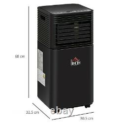 Homcom 8000 BTU Portable Air Conditioner 4 Modes LED Display Timer