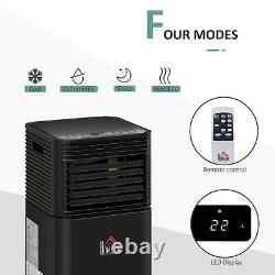 Homcom 8000 BTU Portable Air Conditioner 4 Modes LED Display Timer