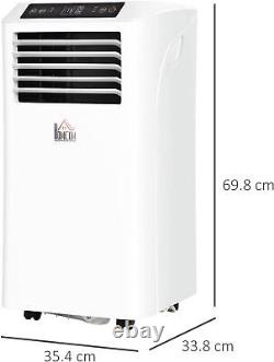 Homcom 9000 BTU Mobile Air Conditioner UNIT ONLY LED Display White