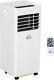 Homcom Air Conditioner Remote Control Cooling Dehumidifying 7000btu White