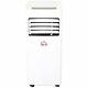 Homcom Mobile Air Conditioner Remot Control Cooling Dehumidifying 7000btu White