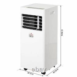 Homcom Mobile Air Conditioner Remot Control Cooling Dehumidifying 7000BTU WHITE