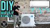 How To Install A Diy Mini Split Air Conditioning And Heat Unit Mr Cool 24k Split Unit