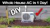 How To Install A Mr Cool 18 000 Btu Ac In Just 1 Day