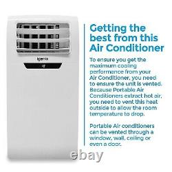 Igenix 4-In-1 Portable Air Conditioner, Dehumidifier & Heating Function, 7000BTU