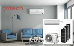 JNTECH 18000BTU Solar ACDC Inverter Ductless Mini Split Air Conditioner & Heater