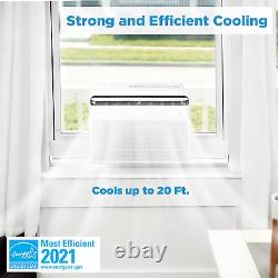 Midea U Inverter Window Air Conditioner 8,000BTU, U-Shaped AC with Open Window
