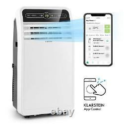 Mobile Air Conditioner Fan Cooling Wi fi App 7000 BTU 2.1 kW EEC A Remote White