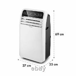 Mobile Air Conditioner Fan Cooling Wi fi App 7000 BTU 2.1 kW EEC A Remote White
