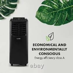 Mobile Air Conditioner Home Office Dehumidifier 9000 BTU 2.6 kW A Remote Black