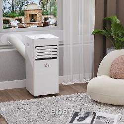 Mobile Air Conditioner White With Remote Control Cooling Dehumidifying Ventilating