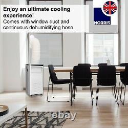 Morris 9000BTU Portable Air Conditioner WIFI App 24 Hour Timer Fan R290 1003w A