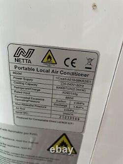 NETTA Portable Air Conditioner 3-IN-1 8000BTU, Dehumidifier, Cooling Fan