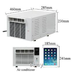 Portable 1100W Window Mini Air Conditioner Refrigerated Cooling Heating Remote