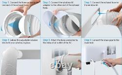 Portable Air Conditioner, 3-In-1 Air Conditioning Unit 14000 BTU, Dehumidifier