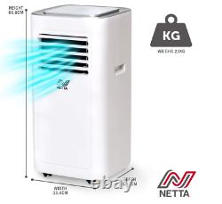 Portable Air Conditioner 8000BTU, Dehumidifier, Cooling Fan, Remote, Grade A