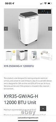 Portable Air Conditioner/Heat Pump KYR-35GWithAG-H. 12000 BTU Unit. New Model