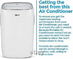 Portable Air Conditioner with Dehumidifier, Igenix IG9922 Repackaged