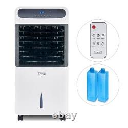 Portable Air Cooler 12L Humidifier Evaporative Cool Fan 80w 3 Speed Swing Timer