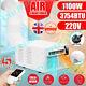 Portable Air Cooler Conditioner 1100w 3754 Btu Cold&heat Table Fan Home Unit Uk