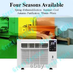 Portable Air Cooler Conditioner 1100W 3754 BTU Cold&Heat Table Fan Home Unit UK
