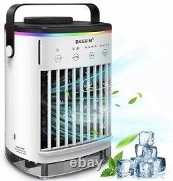 Portable Air Cooler Fan, BASEIN 4 In 1 Mobile Cooler & Humidifier AC UK